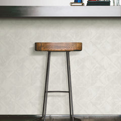 Reclaimed Tin Diamond P&S Wallpaper in a room setting