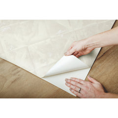 Reclaimed Tin Diamond P&S Wallpaper - how to peel