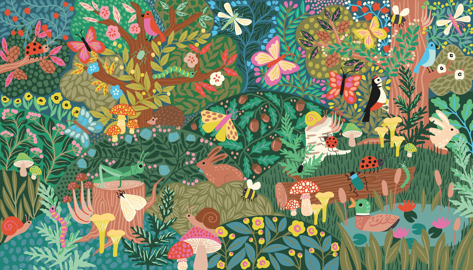 Woodland Wonderland Peel & Stick Wall Murals