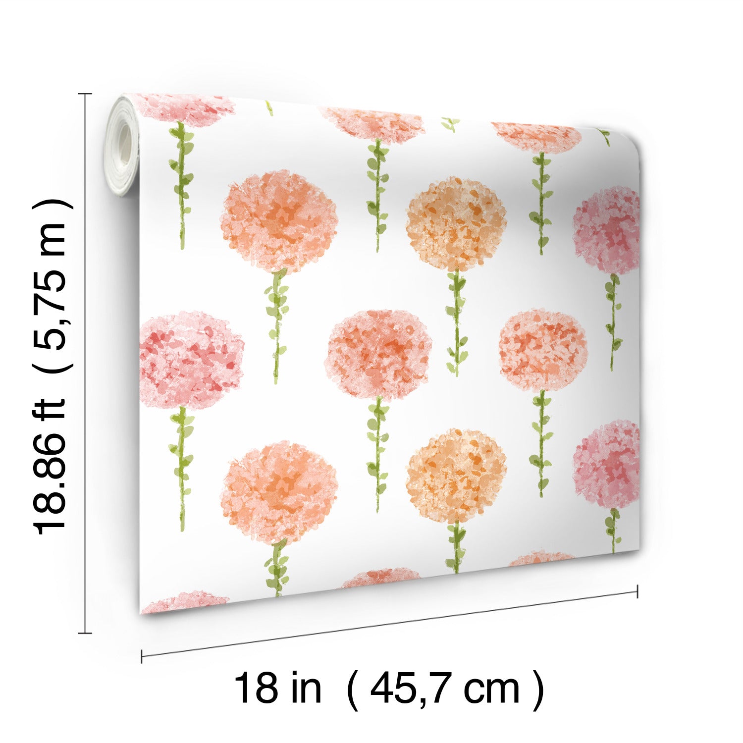 Mum Floral P&S Wallpaper by WallPops