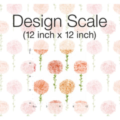 Mum Floral P&S Wallpaper pattern close-up