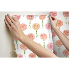 Mum Floral P&S Wallpaper - how to stick