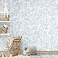 Forest Friends P&S Wallpaper in a room setting