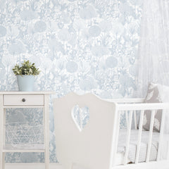 Forest Friends P&S Wallpaper in a room setting