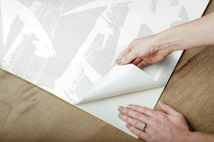 Modern Bamboo Peel & Stick Wallpaper - how to peel