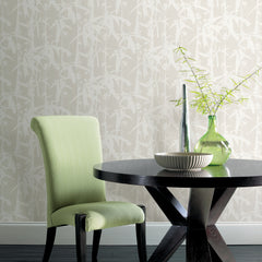 Modern Bamboo Peel & Stick Wallpaper in a room setting