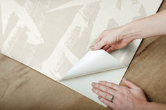 Modern Bamboo Peel & Stick Wallpaper - how to peel