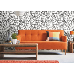 RMK12097RL Peel and Stick Wallpaper in a room setting