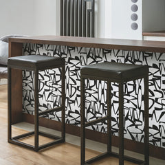RMK12098RL Peel and Stick Wallpaper in a room setting