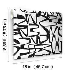 RMK12098RL Peel and Stick Wallpaper - dimensions