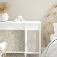 Woven Reed Stitch P&S Wallpaper in a room setting