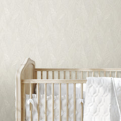 Woven Reed Stitch P&S Wallpaper in a room setting