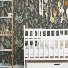 Fern Study P&S Wallpaper in a room setting