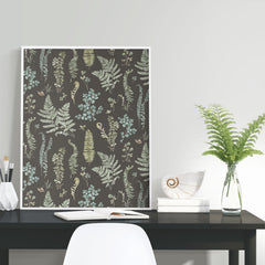 Fern Study P&S Wallpaper in a room setting