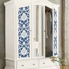 Damask Peel & Stick Wallpaper in a room setting