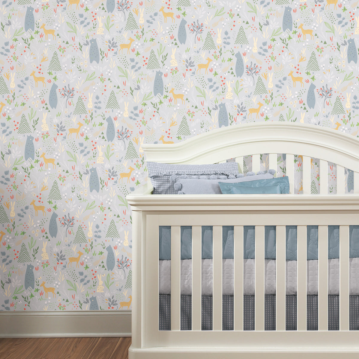 RMK12120RL peel and stick wallpaper in a room setting
