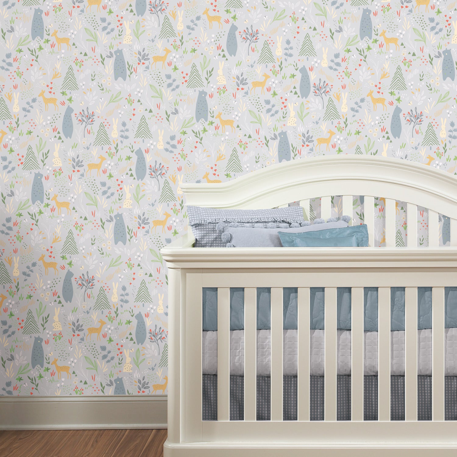 RMK12120RL peel and stick wallpaper in a room setting