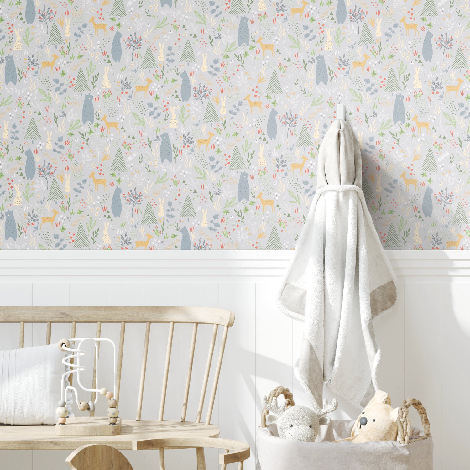 RMK12120RL peel and stick wallpaper in a room setting