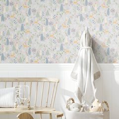 RMK12120RL peel and stick wallpaper in a room setting