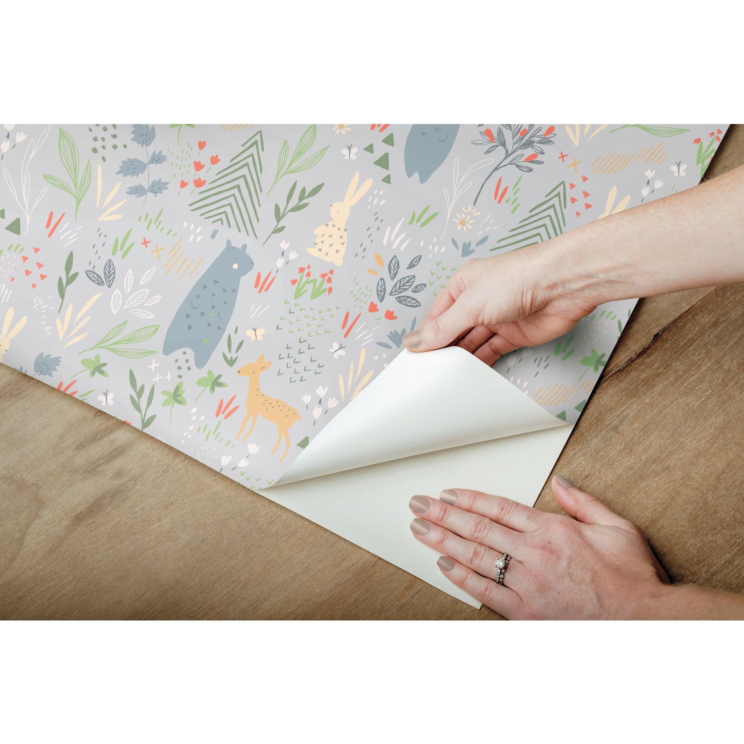 RMK12120RL peel and stick wallpaper - how to peel