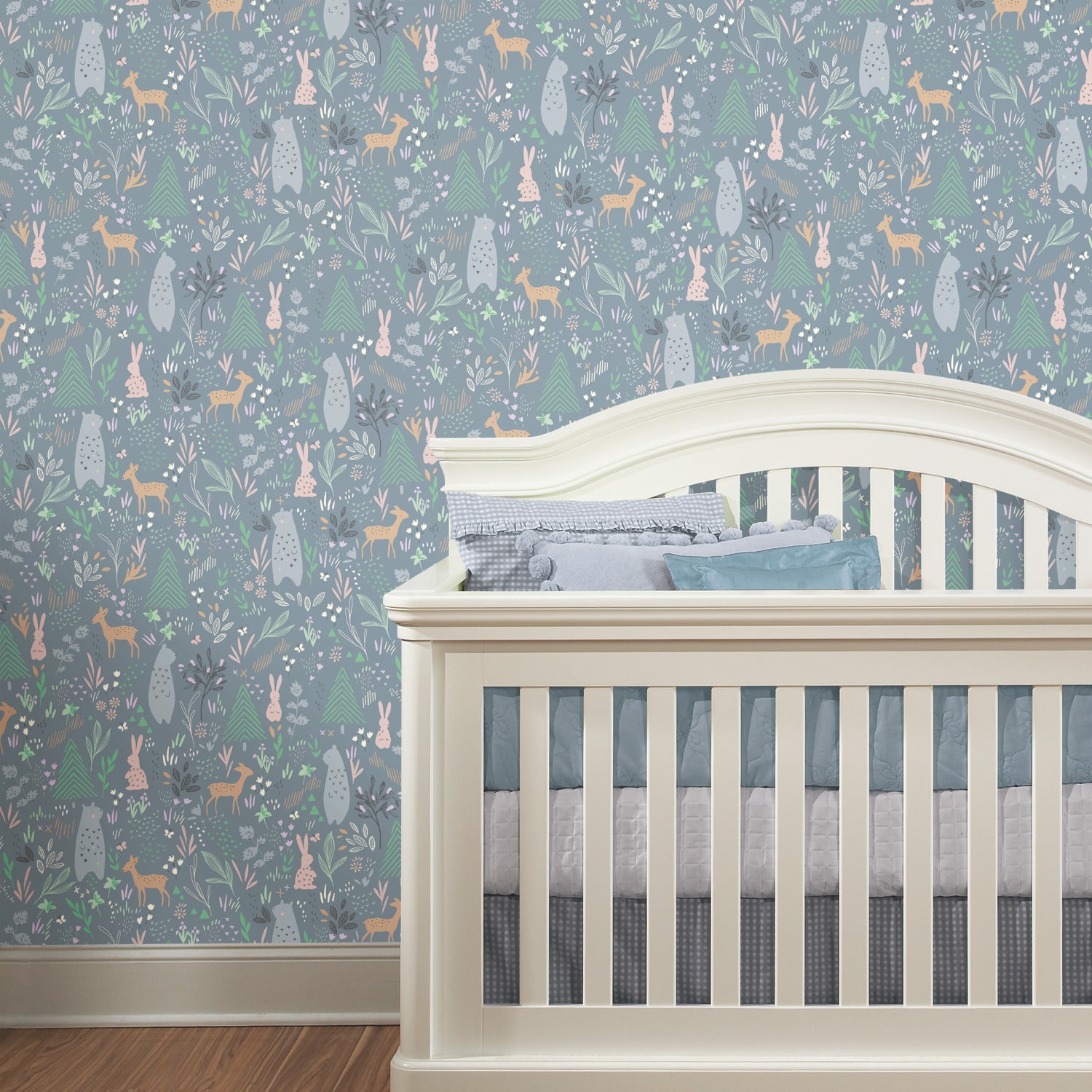 RMK12121RL peel and stick wallpaper in a room setting