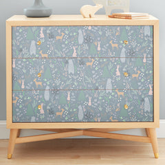 RMK12121RL peel and stick wallpaper in a room setting