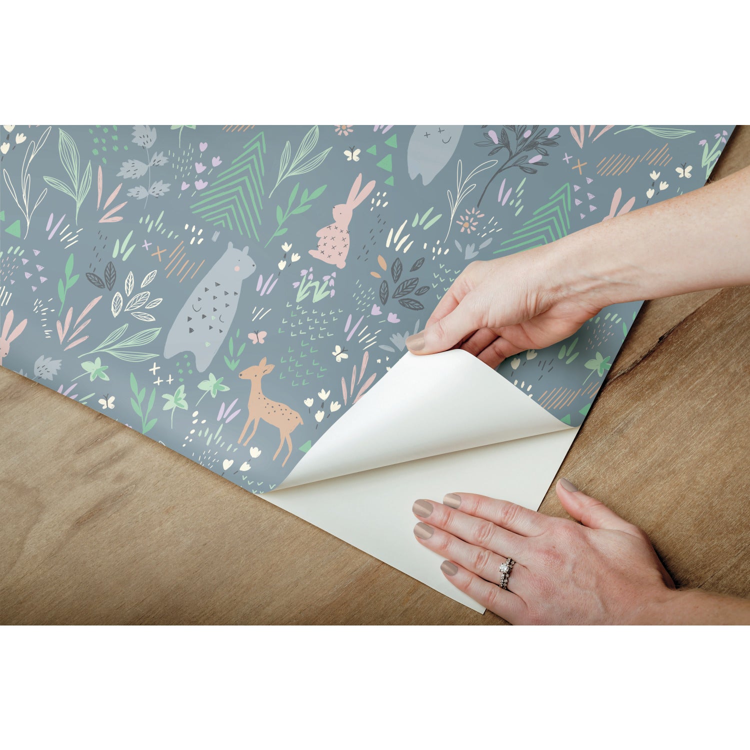 RMK12121RL peel and stick wallpaper - how to peel
