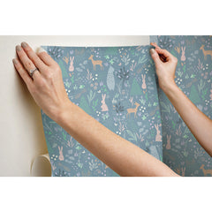 RMK12121RL peel and stick wallpaper - how to stick