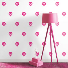 Disney Cruella Glamour Skulls P&S Wallpaper in a room setting