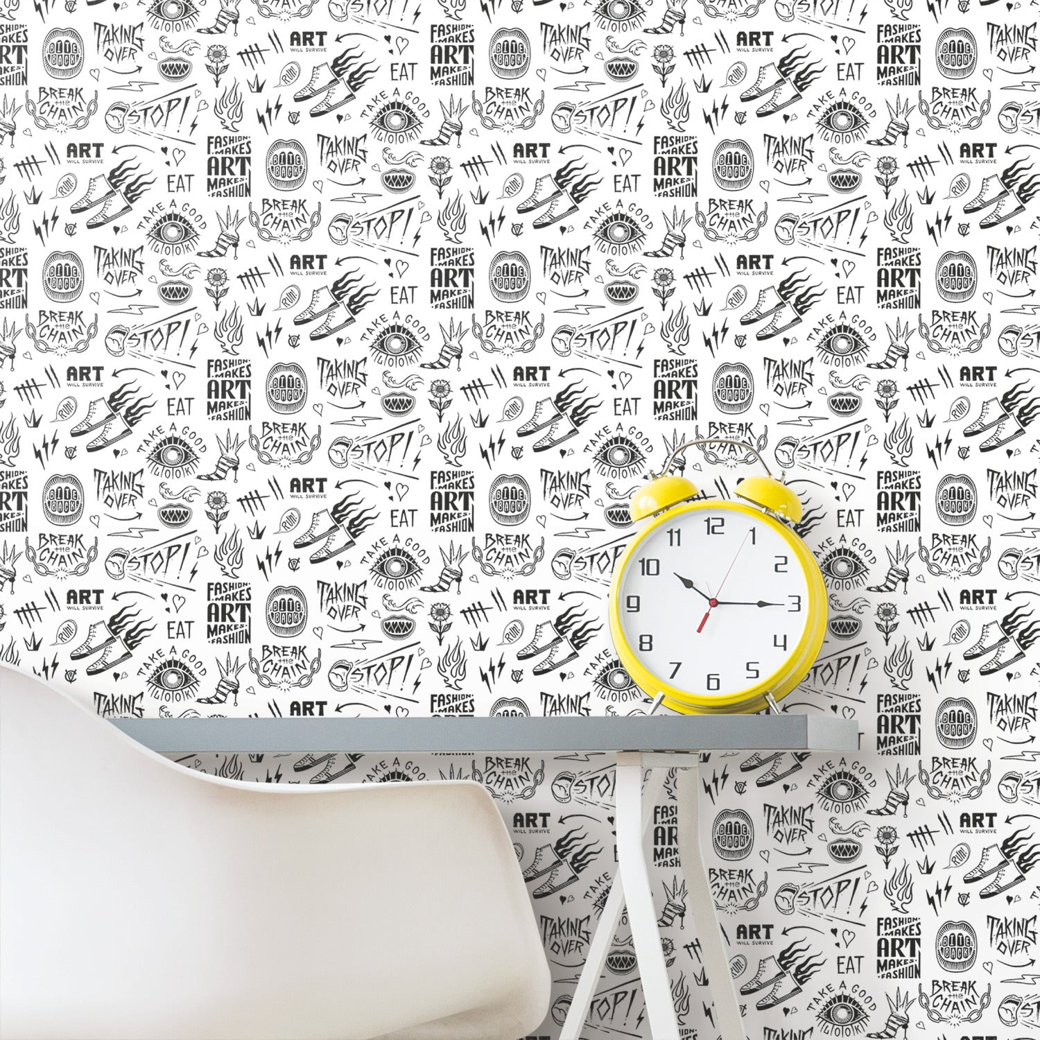 Disney Peel and Stick Wallpaper in a room setting