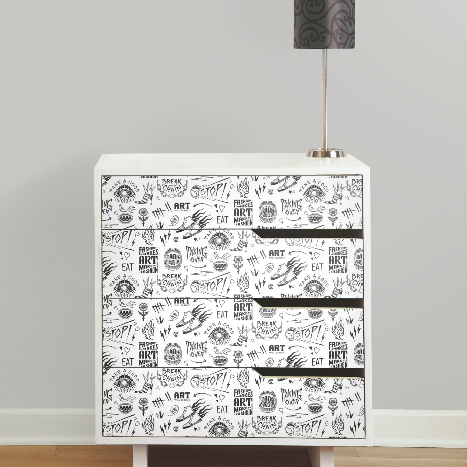 Disney Peel and Stick Wallpaper in a room setting