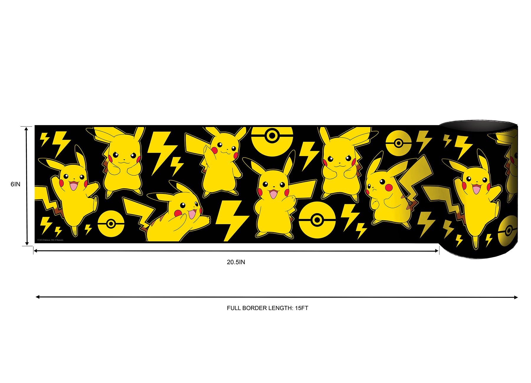 Pokémon Pikachu Borders by WallPops