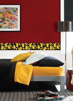 Pokémon Pikachu Borders in a room setting