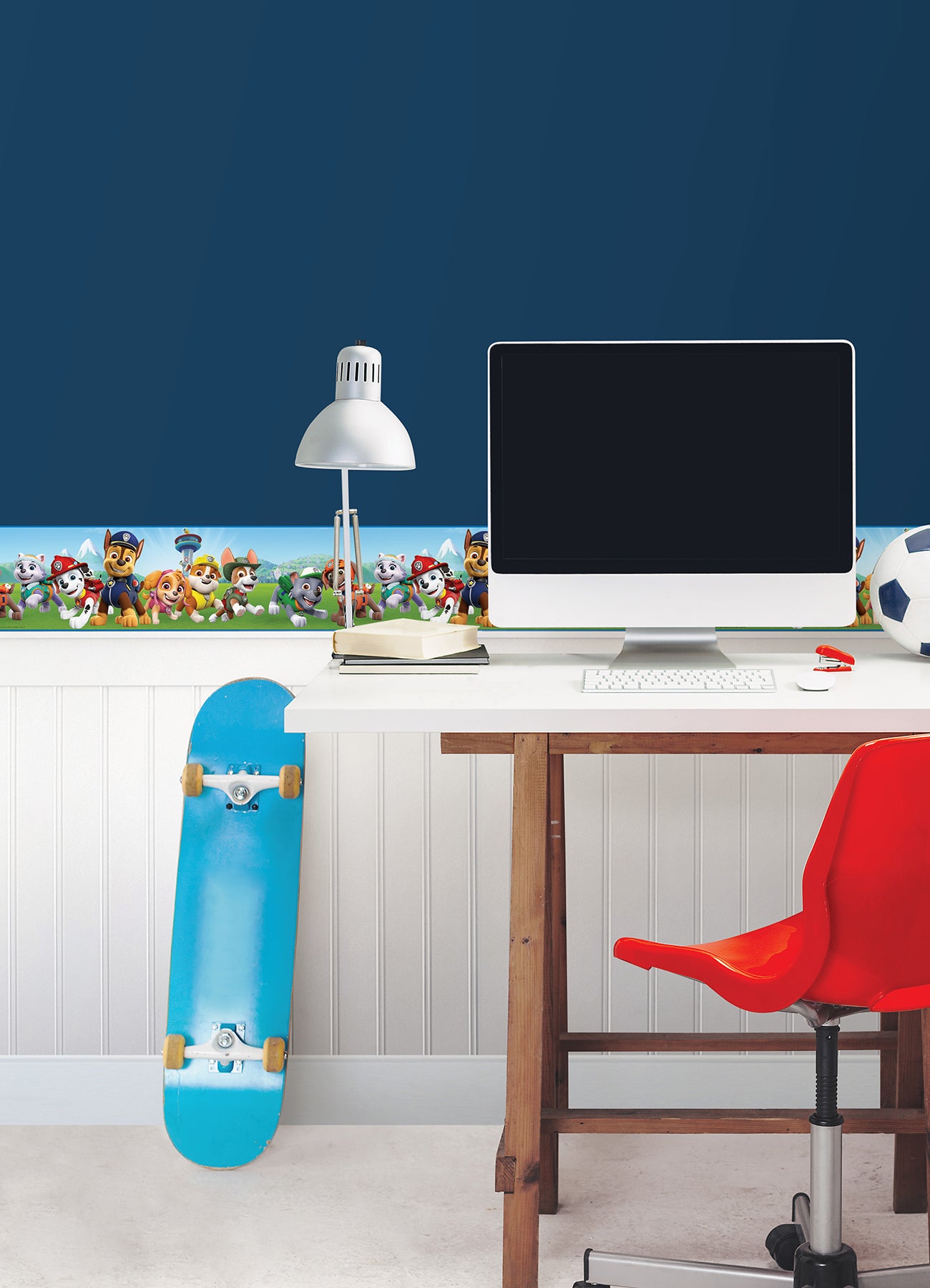 Paw Patrol Borders in a room setting