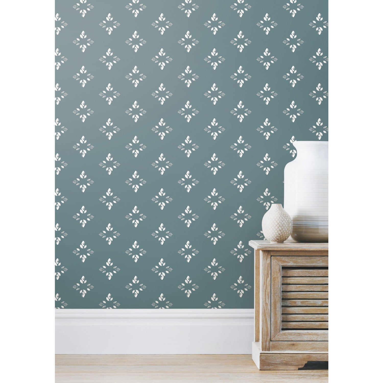 RMK12146WP peel and stick wallpaper in a room setting