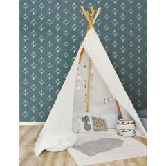 RMK12146WP peel and stick wallpaper in a room setting