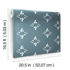 RMK12146WP peel and stick wallpaper - dimensions