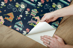 RMK12153RL Peel and Stick Wallpaper - how to peel