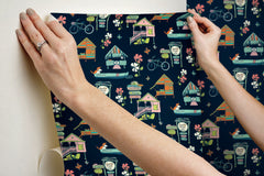 RMK12153RL Peel and Stick Wallpaper - how to stick