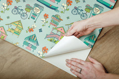 Caribbean P&S Wallpaper - how to peel