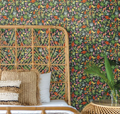 RMK12157RL Peel and Stick Wallpaper in a room setting