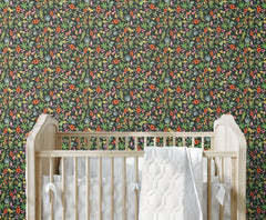 RMK12157RL Peel and Stick Wallpaper in a room setting
