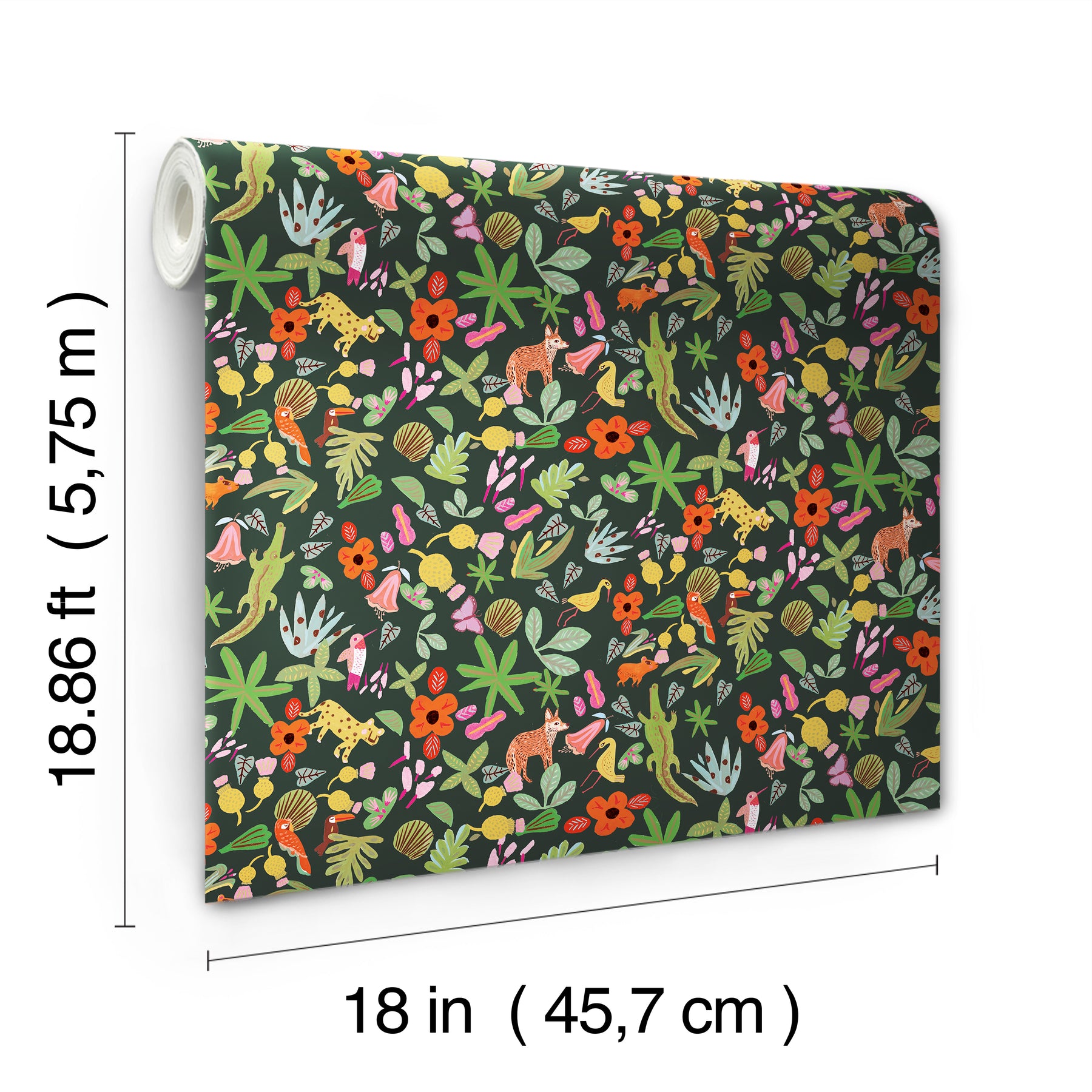 RMK12157RL Peel and Stick Wallpaper - dimensions