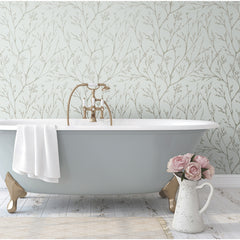 Tree Branches Peel & Stick Wallpaper in a room setting