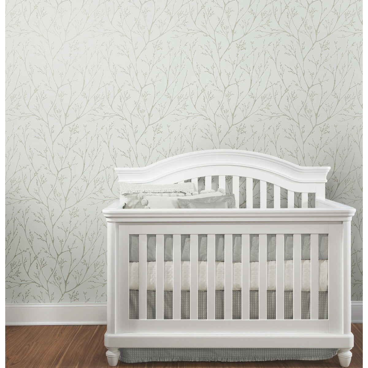 Tree Branches Peel & Stick Wallpaper in a room setting