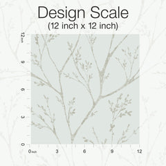 Tree Branches Peel & Stick Wallpaper pattern close-up