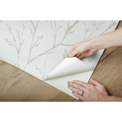 Tree Branches Peel & Stick Wallpaper - how to peel