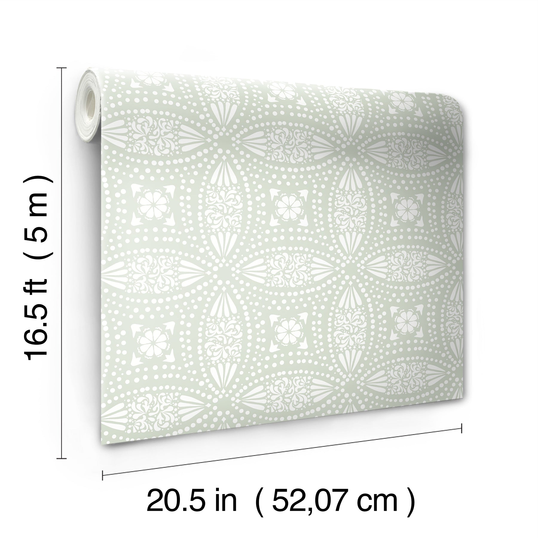 Overlapping Medallions P&S Wallpaper by WallPops