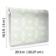 Overlapping Medallions P&S Wallpaper by WallPops