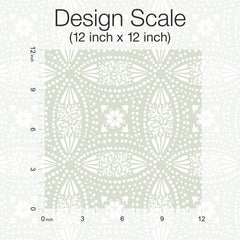 Overlapping Medallions P&S Wallpaper pattern close-up
